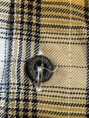 DIXXON Lager Flannel Men 2XL XXL Brown Plaid Pleated Button Up Biker Brew