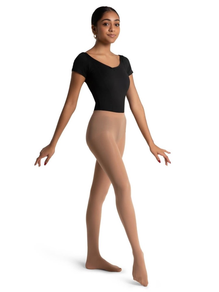 Womens Ultra Soft Low-Rise Transition Tights, Dance, Ballet, Convertible