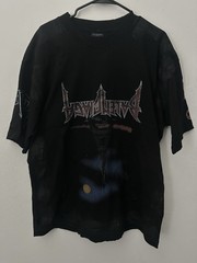 BALENCIAGA T-SHIRT UOSIDE DOWN IN NERO Size XL