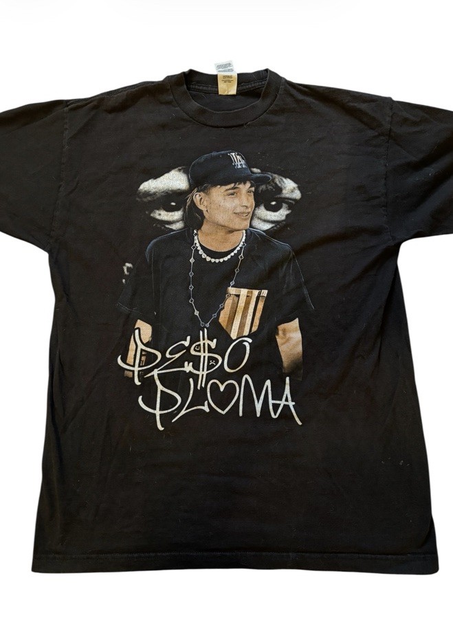 Peso Pluma Shirt SUNA Platinum Size Large Streetwear