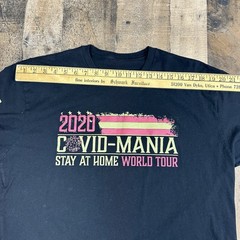 Grunt Style Covid Mania Stay At Home World Tour 2020 T Shirt Black Men’s L/XL