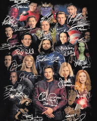 Marvel Avengers: Infinity War/Endgame Signed Cast Graphic T-Shirt