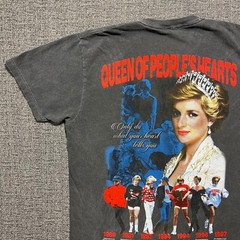 Princess Diana Shirt Large Moby Thrift Vintage Style 90s Rap Tee Queen Of Hearts