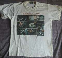 RARE! “ALCHEMY LIVES”‘ T-SHIRT WORN BY L.A. Free Press Editor ART KUNKIN Size M