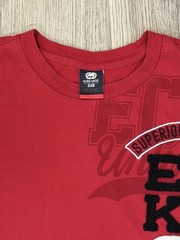 Ecko Unltd Shirt Mens Large Red Black Y2K Streetwear Graphic Rhino 72