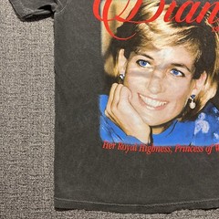 Princess Diana Shirt Large Moby Thrift Vintage Style 90s Rap Tee Queen Of Hearts