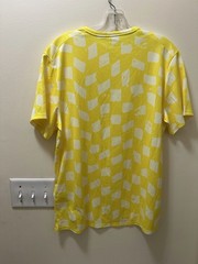 Nike Dri-FIT Miler Dye Running Shirt Sz M Yellow White DX0870 731 Size US M N67