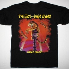 Tygers of Pan Tang Crazy Nights Shirt Vintage Full Size