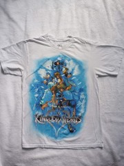 Kingdom Hearts II Square Enix x Disney RPG Sora Men’s T-Shirt White Size Medium