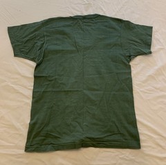 Vintage 60s Army T Shirt XS Olive Drab Skivvy U-Neck Otis USMC Military Vietnam