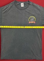Vintage Glock Tee This Is My Glock There Are Many Like It Gunny Graphic FADED LG