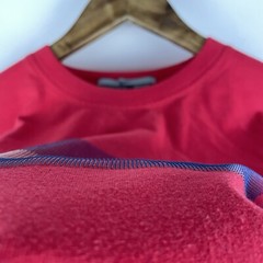 VTG Nike Shirt Mens Large Red Center Swoosh Logo Basketball Skate Cotton Retro