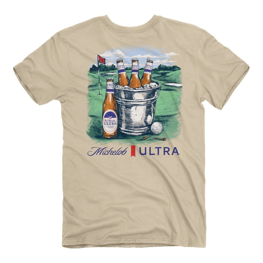 JedCo Michelob Ultra Golf Fore More Graphic Tee Adult T-shirt Size XL