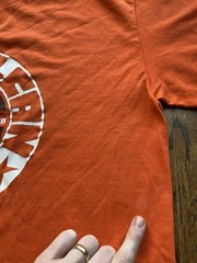 VTG 1980 Vulcan Run T Shirt Size XL Birmingham AL Marathon Single Stitch Orange