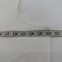 Todd Snyder Tank Top Mens XL White Ribbed Tank Top KN1270422 Pima Cotton Modal
