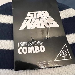 Star Wars Long Sleeve T-Shirt & Beanie Combo Sz M – Blue A New Hope Blue 2 Tone