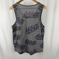 Carbon Men’s Size Medium Grey USA Tank Top