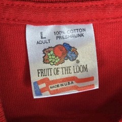 Vintage L Red Single Stitch Kailua Kona Hawaii T-Shirt FOL Gold Foil Sailboats
