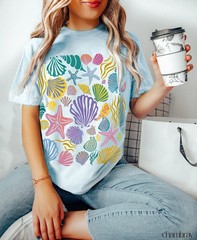 Vintage Seashells Comfort Tee Shirt