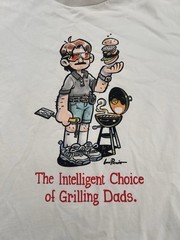 NEW BALANCE X LEVITZO “THE INTELLIGENT CHOICE OF GRILLING DADS” T-SHIRT White M