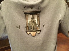 San Miguel M&O Mens Gray T Shirt. San Miguel de Allende. Size Medium
