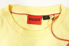 HUGO BOSS DETZINGTON 241 YELLOW SMALL LOGO TEE TSHIRT MENS DEFECT