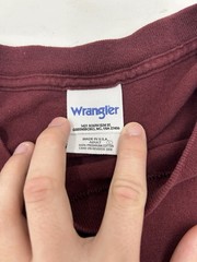 Vintage Wrangler Full Contact Sport Bull Rodeo T-Shirt USA Cowboy 90s Large L
