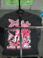 Evil Vice Love or Lust Men’s L Black Crew Neck Long Sleeve Graphic T-Shirt