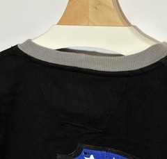 Harley-Davidson Men’s T-Shirt L Black Graphic Logo Contrasting Trim USA Flag #1