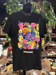 Adult Swim Carl’s Jr. Hardees Employee Only Promo Men’s Black T-Shirt Sz M Rare