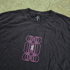 On Cloud Running Club Pastel Graphic T Shirt Black XL Gym Run Workout