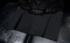 New Men Luxury Tiger Rhinestones Fashion Black Green T-Shirt High Quality