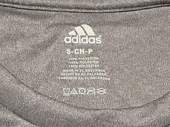 Adidas Men Go To Performance Tee Shirt Small Gray/Silver Graphics NWT FREE SHIP