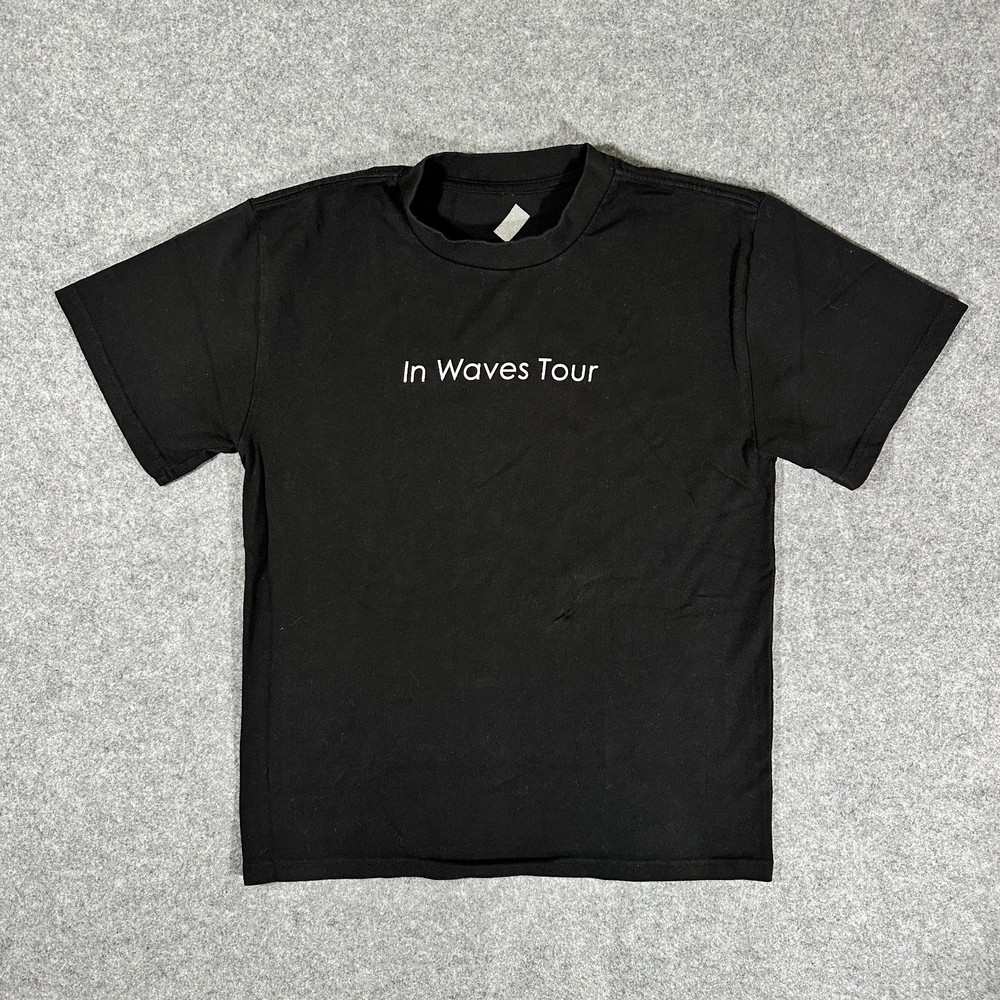 Jamie XX In Waves Tour Shirt 2024/2025 Double Sided Black DJ Tee – Size Small