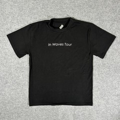 Jamie XX In Waves Tour Shirt 2024/2025 Double Sided Black DJ Tee – Size Small