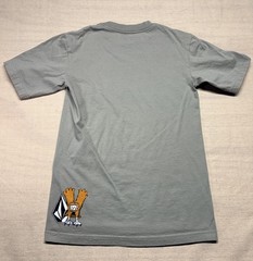 Vintage Volcom Mens Size Small Gray Graphic T Shirt Vibrant Monster Design