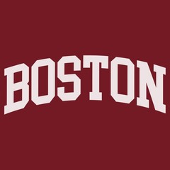 Men’s Lost Gods Collegiate Boston Name Logo T-Shirt