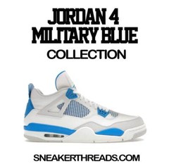 Sneaker Tees Match Jordan 4 Industrial Blue Shoes Military – ST Box Shirt