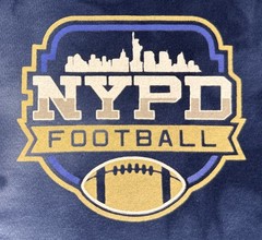 NYPD New York City SweatShirt Sz XL Finest Football Team NYC