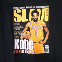 Gildan Adult Medium Kobe Bryant Slam Magazine Graphic Tee Shirt
