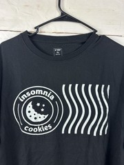 Insomnia Cookies T Shirt Bella Canvas Unisex XL Black Graphic Logo Employee