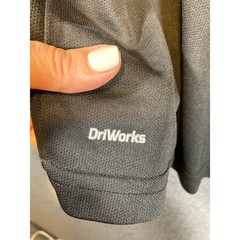 Athletic Works Mens DriWorks Performance Tee Black Short Sleeve Size L 42-44