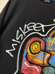 VTG Muskeen Originals 1024 Hand Painted Graffiti Tee 4XL Black Street Y2K Rare