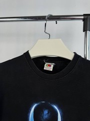 Y2K Alien Graphic T Shirt Black Sci Fi Cyber Tee We Have Your Cows Size :M Rare