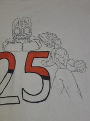 Vtg Y2k Anime /Game Characters Handmade Hand Drawn Single Stitch T Shirt XXL