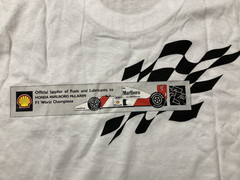 Vintage Honda Marlboro McLaren Shell Formula 1 Racing Team Tee T Shirt One Size