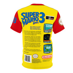 Super Mario Bros. 3 NES Retro Vintage Nintendo Video Game Cover T-Shirt