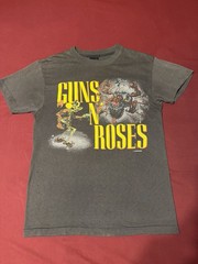 RARE Guns N Roses Banned Tour shirt “WAS HERE” small black vintage – GNR Rock