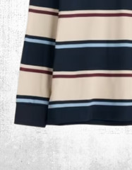 Men’s Seasalt T-shirt Cotton Collared Button Up Rugby Top Cotton Pockets Multi