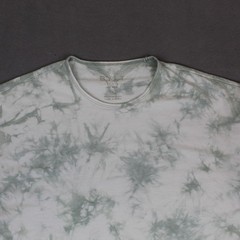 BYLT Shirt Mens XL Green White Cloud Dye Tee Short Sleeve Stretch Casual Soft
